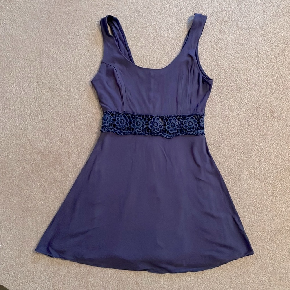 TOBI // Blue A-Line Dress